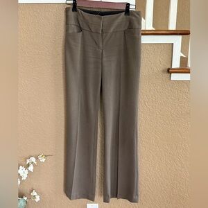 Express Brown Trousers Straight-Leg Professional